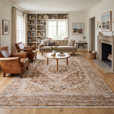 Albany Power-Loom Cait Design Polyester Area Rug