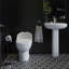Toilette allongée une pièce à double chasse Château, 1,1 / 1,6 gpc-91874586