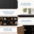 63" Modern Fluted Sideboard Buffet Cabinet with Storage, Coffee Bar & Wine Bar Console for Dining Room-1321331991