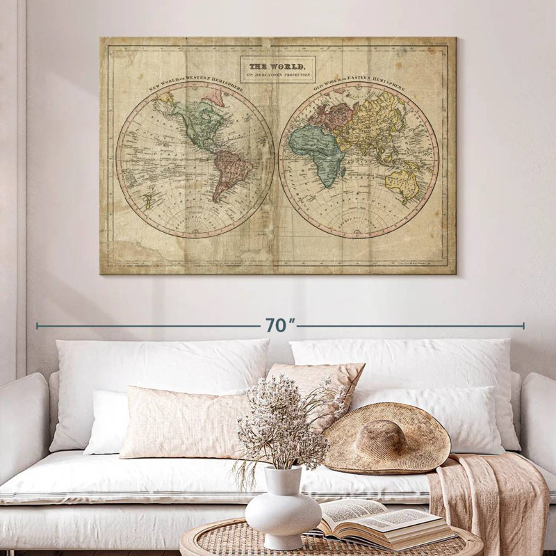 Aliaz Old World Eastern Western, H 34 po x l 51 po