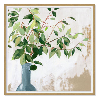 Mabank "Green Fall Leaves" Painting by Asia Jensen
