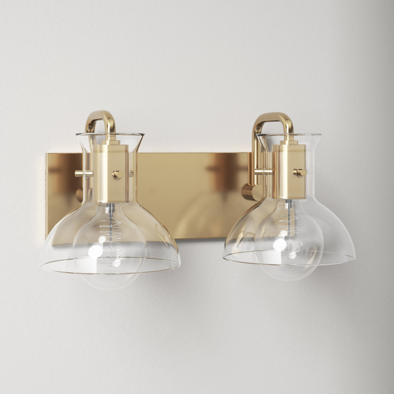 Luke 2 - Light Vanity Light, Aged Brass