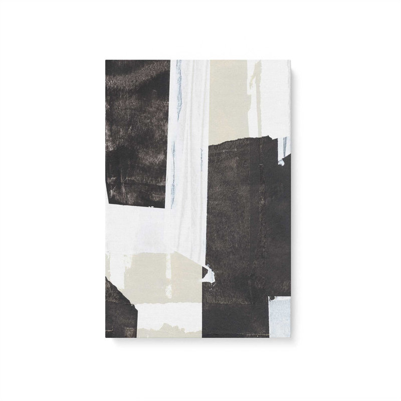 Toile tendue Fragments of Contrast III, H 18 po x l 12 po