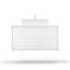 Gilded Two-Drawer Single Bath Floating Vanity-888097704-888097711