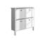 Armoire de rangement à chaussures verticale empilable 16 paires