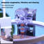 1.5 Gal Small Aquarium Starter Kit ,Plastic Fish Tank with LED Light, Filter & Oxygen Pump, Gifts