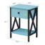 Table de bout moderne avec tiroir, design polyvalent-97773912-97773911