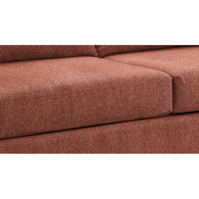 Adilkhan 3 Seater Sofa, Rust