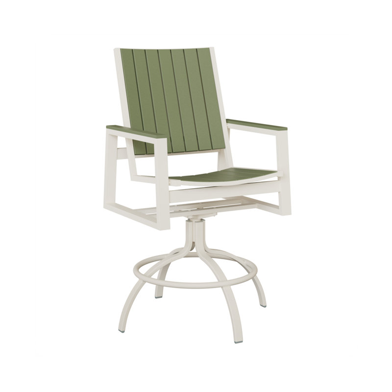 Chaise de bar pivotante Berlin Gardens Vida, Sauge