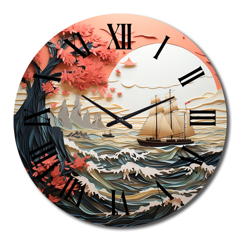 Druzy - Horloge murale japonaise, Grand