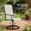 Ensemble de 2 chaises d'extérieur, chaises pivotantes-622523289