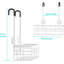 Organisateur de chariot de douche suspendu No-Drill-604759279