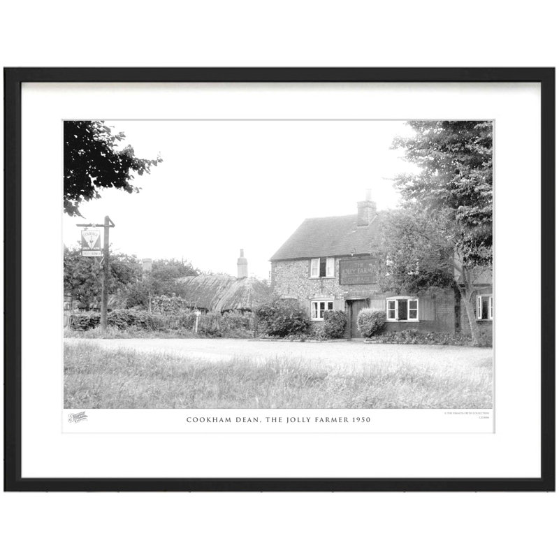 Cookham Dean, The Jolly Farmer 1950 - Single Picture Frame Print, 45cm H X 60cm W x 2cm D
