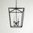 Finnick 4-Light Dimmable Iron Geometric Lantern Chandelier-603537378