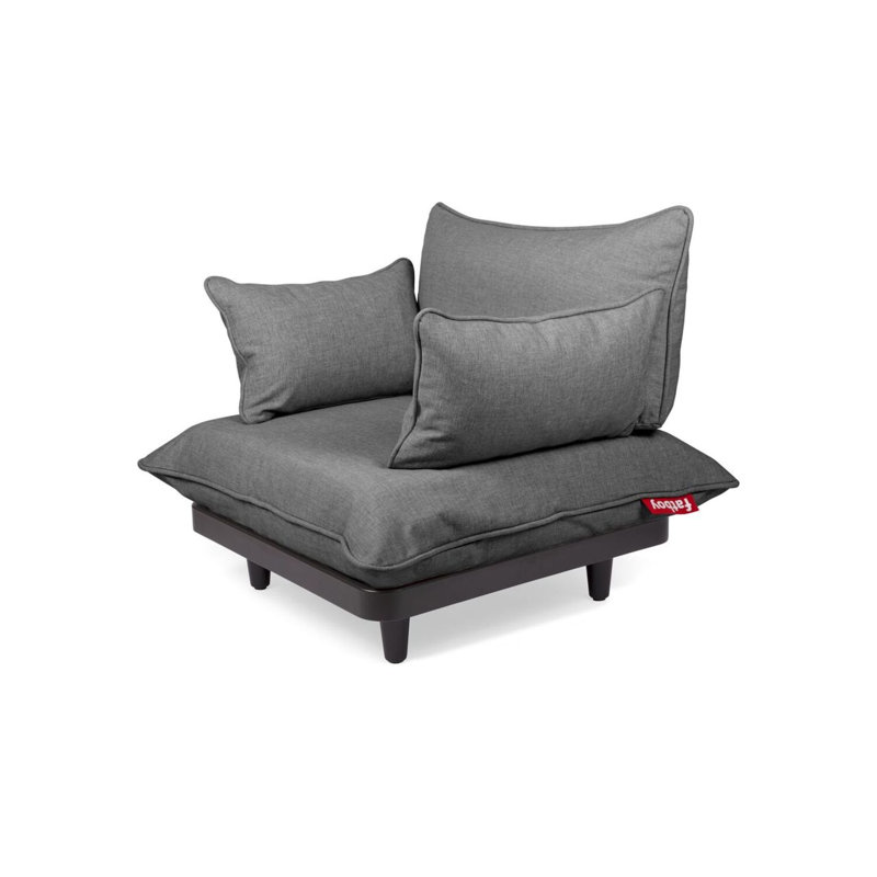 Paletti Outdoor Lounge Chair, Rock Gray