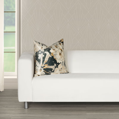 Floral Reversible Throw Pillow