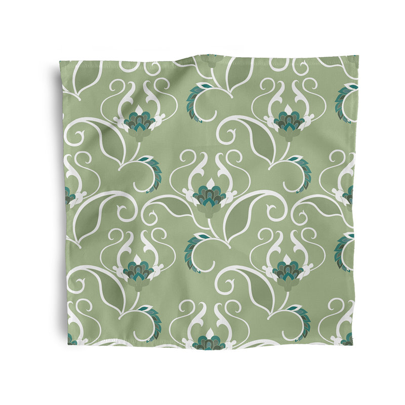 Clodean West Indies Napkins, Green