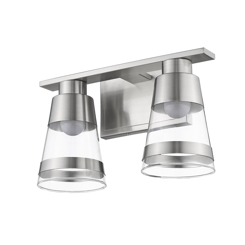 Jacey 2 - Light Dimmable LED Vanity Light, Brushed Nickel