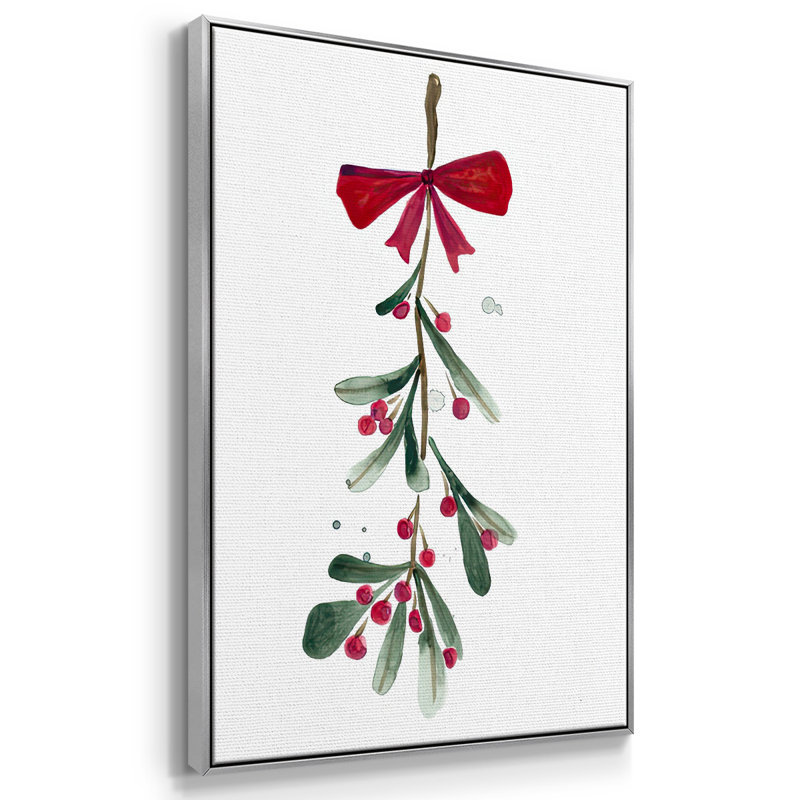 Warm Winter Wishes VI-Framed Gallery Wrapped Canvas, H 25 po x l 17 po x P 1,5 po, Encadrement argenté