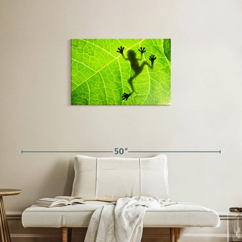 Brampt Frog Leaf Shadow, 20" H x 30" W