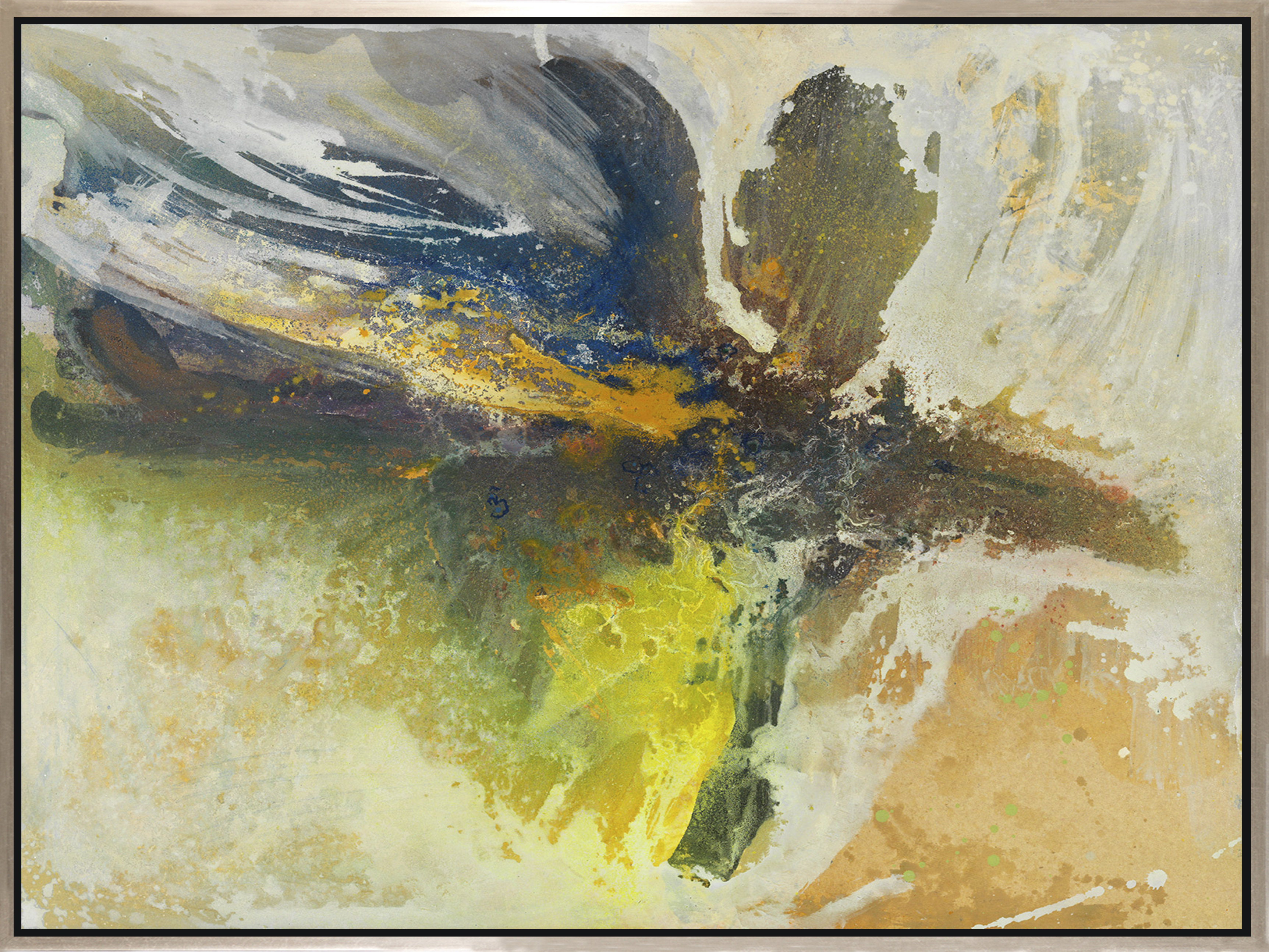 CHC Art, Inc. Fly Off - Floater Frame Painting on Canvas | Wayfair