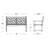 POLYWOOD Chippendale 48" Bench-9706023