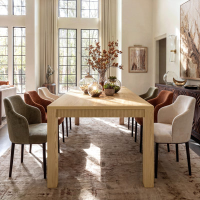 Aadi 84" 100% Solid Wood Dining Table