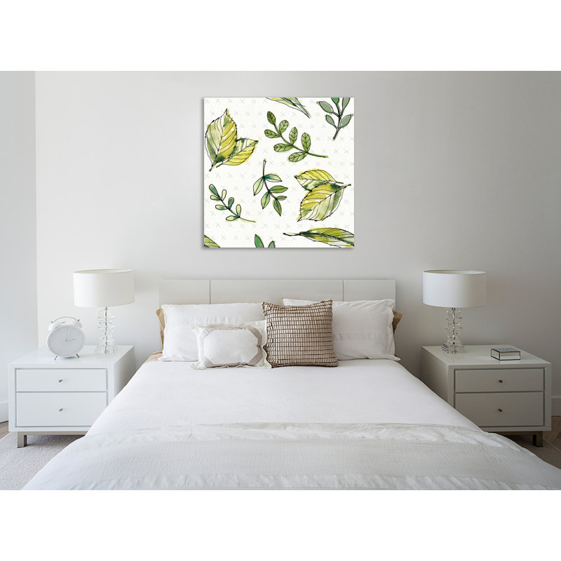 «Fruit Stand Pattern III» par Anne Tavoletti - peinture sur toile tendue, H 12 po x l 12 po x P 1,5 po