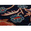 Tapis oriental à teinture végétale bleu Ziegler