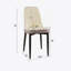 Ensemble de table de salle à manger 5 pièces, table rectangulaire extensible, 4 chaises rembourrées avec pieds en métal-1265780583-1265780581