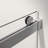 60 In. W X 76 In. H Freestanding Double Sliding Frameless Shower Enclosure In Brushed Nickel Finish-122790653