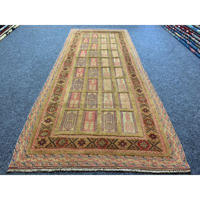 Tapis Kilim 2,8 x 6,7 pi, tapis kilim en laine fabriqué à la main afghane, tapis kilim Tribal, tapis Kilim Herati Barjasta nokar, chemin de couloir, etc.