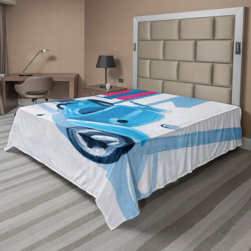 Drap-housse Ambesonne, Drap plat de taille double