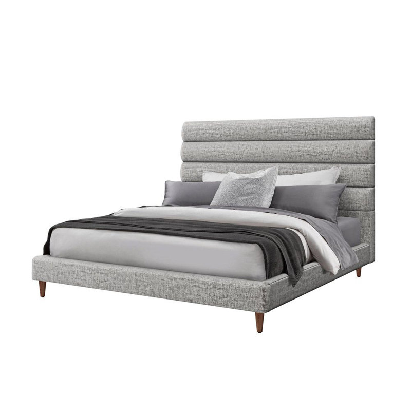 Upholstered Bed, Queen, Feather