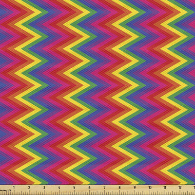 Cherylanne Rainbow Zig Zag Multi-Purpose Fabric