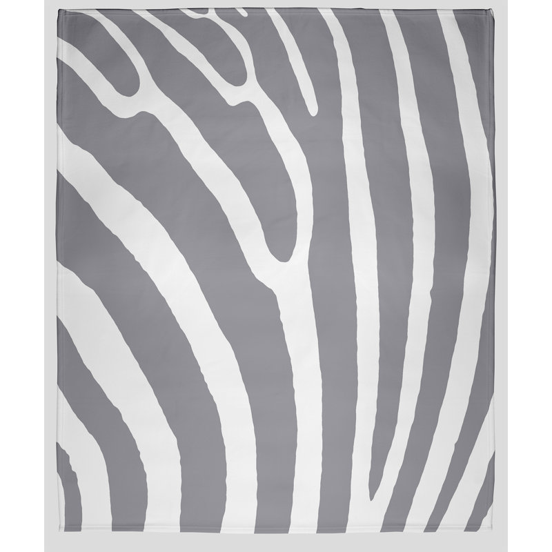 Jeté polaire Animal Magnetism, Gris foncé, L 50 po x L 60 po, 1.85