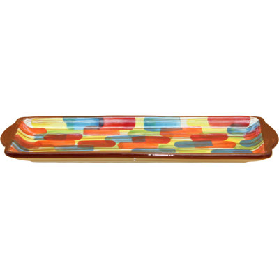 Aurya Multicolour Rectangular Platter