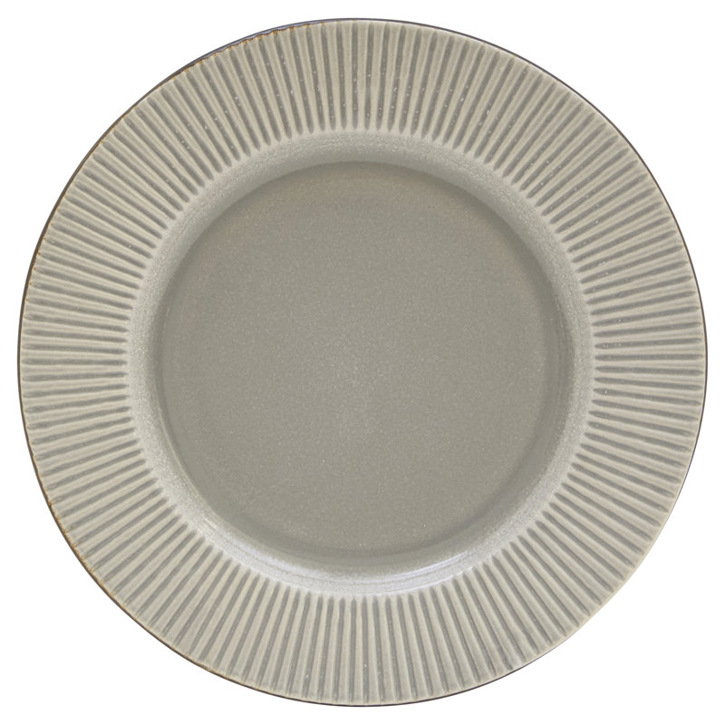 Solmu Piece Ceramic Dinnerware Set - Service for 4, Gray