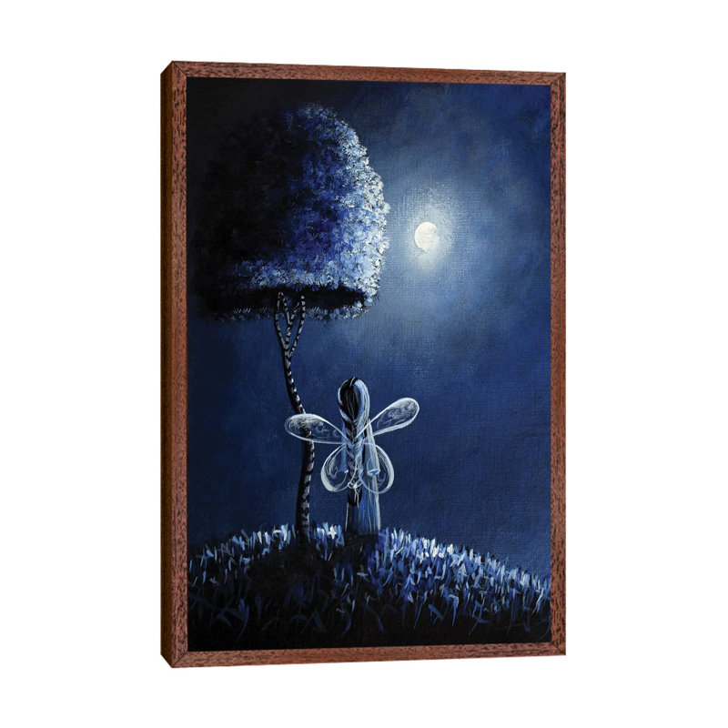Topaz Fairy - Print on Canvas, Classic Brown Wood Framed, 66.04 cm H x 45.72 cm W