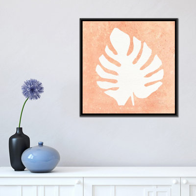 « tropical fun palms silhouette ii », impression sur toile