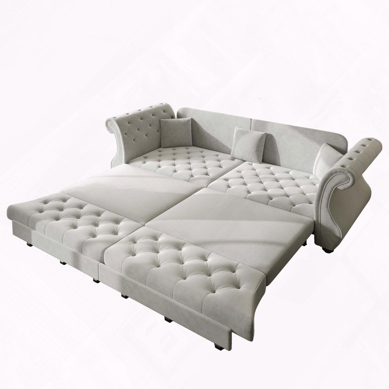 Velours Chesterfield, Gris clair