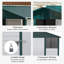 Bouzoun 9 ft. W x 6 ft. D Galvanized Steel Apex Garden Shed