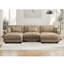 Canapé modulaire en U avec deux repose-pieds mobiles, canapé confortable-654001959