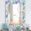 Cactus de fleurs avec miroir mural tropical-40098360