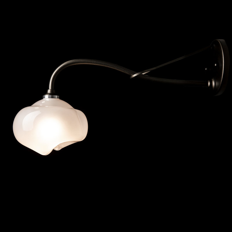 Ume 1 - Light Hardwired Armed Sconce, Oil Rubbed Bronze