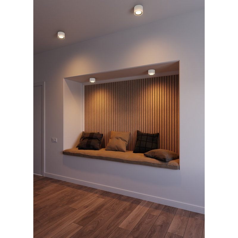 Flush Mount, White
