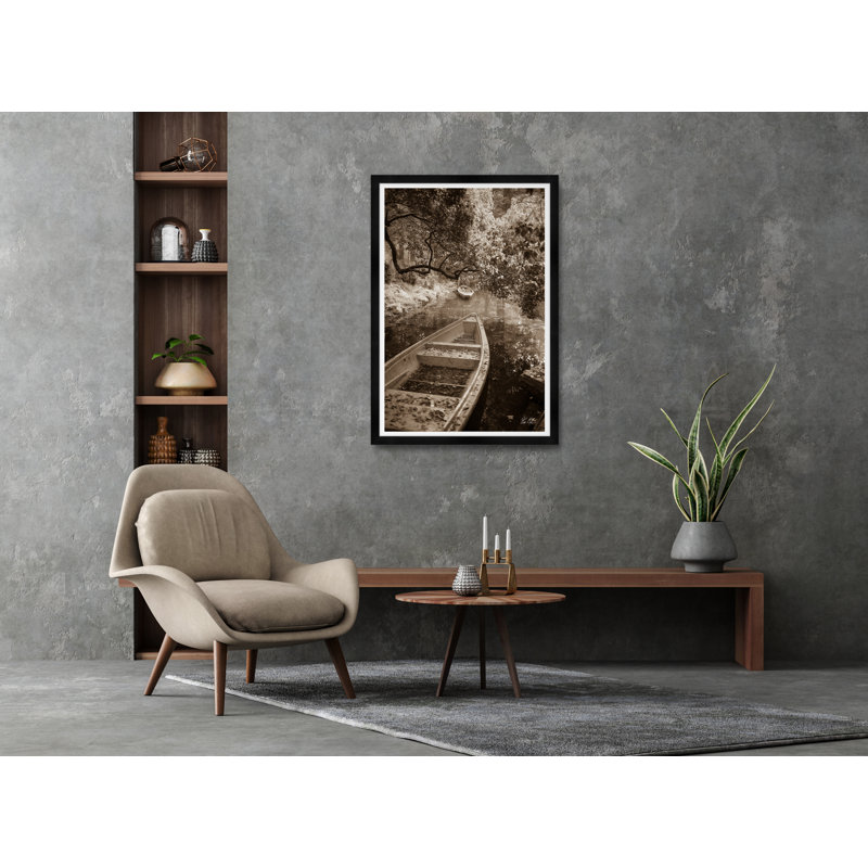 Bygone Rowboats II In Sepia Print by Tim Klein