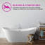 Acrylic 71" x 29" Freestanding Soaking Bathtub