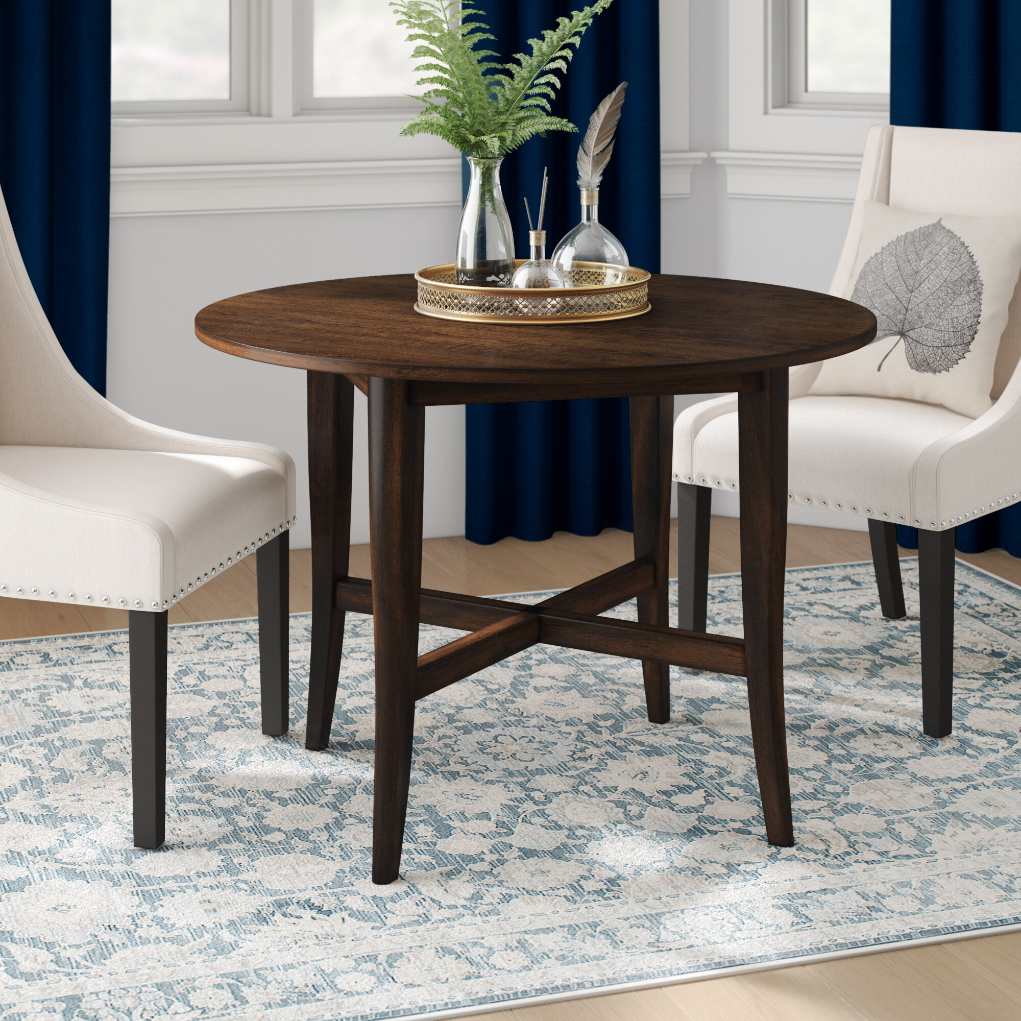 Three Posts™ Aguon Round Dining Table | Wayfair