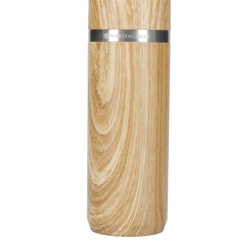 MasterClass Salt and Pepper Mill Set, Set of 2, Brown